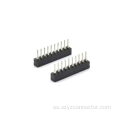 Conector hembra mecanizado con paso de 1,778 mm recto 110P